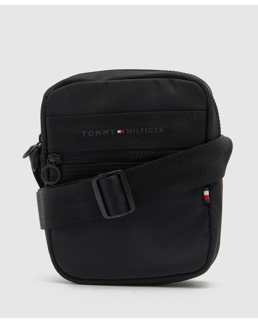 Tommy Hilfiger Horizon Mini Reporter Bag in Black for Men | Lyst