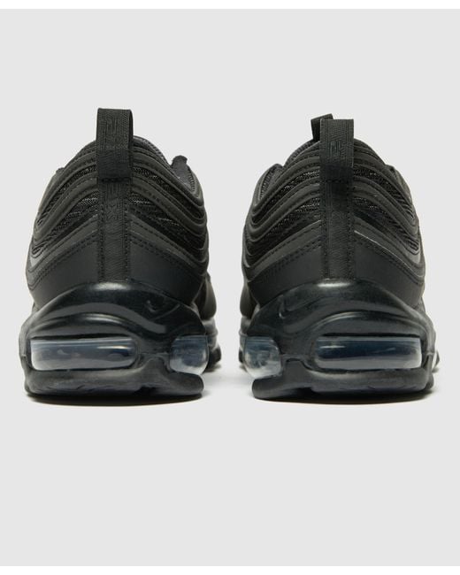 Nike Leather Air Max 97 in Black for Men - Save 11% | Lyst