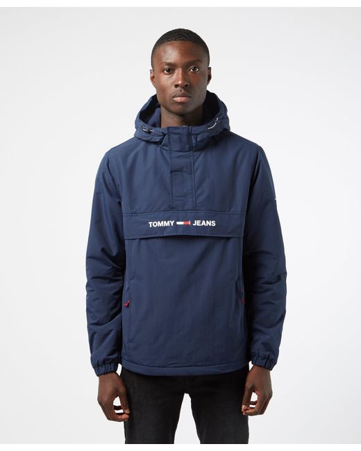 tommy hilfiger padded pop over jacket