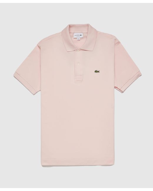 Lacoste Classic 1212 Polo Shirt in Pink for Men Lyst