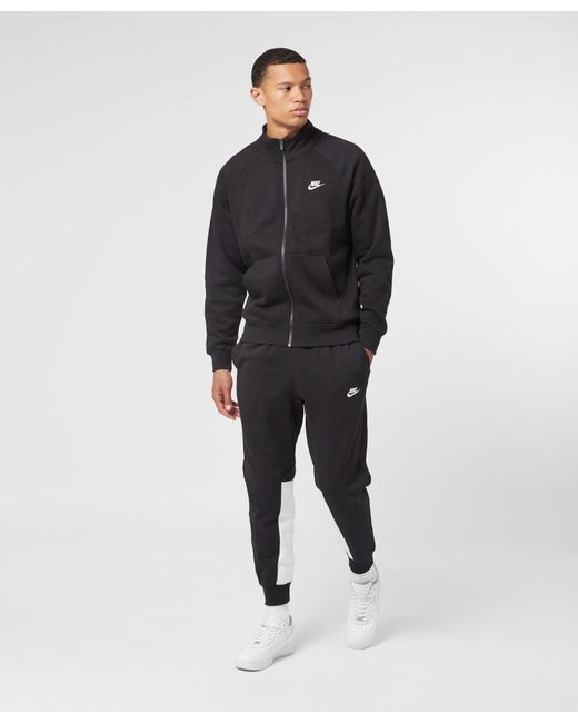 Nike Chariot Fleece Full Tracksuit in Black for Men | Lyst