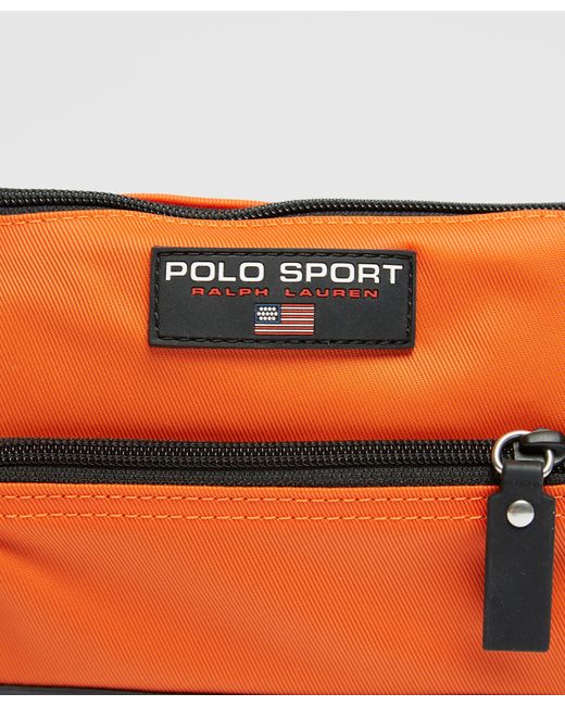 Polo Ralph Lauren Sport Logo Bum Bag in Orange for Men Lyst