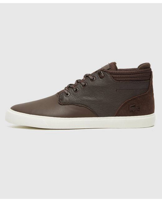 Lacoste Esparre Chukka Boots in Brown for Men | Lyst UK