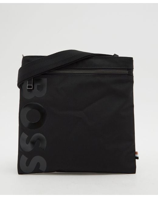 BOSS by HUGO BOSS Envelope Crossbody Bag in Black for Men Lyst Australia