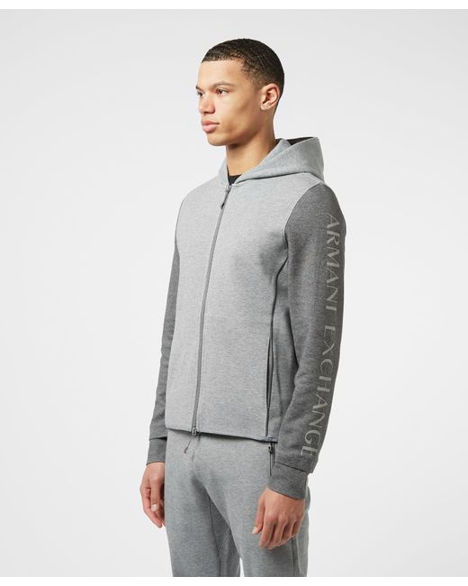 armani exchange reflective hoodie