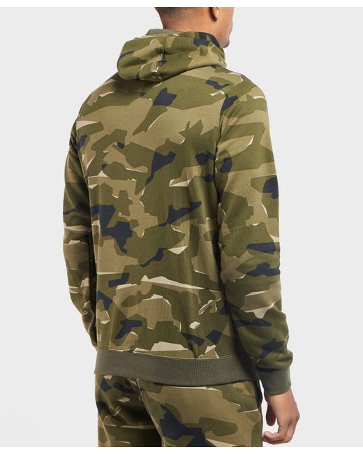 Nike Cotton Camo Futura Full Zip Hoodie in Green for Men | Lyst Canada