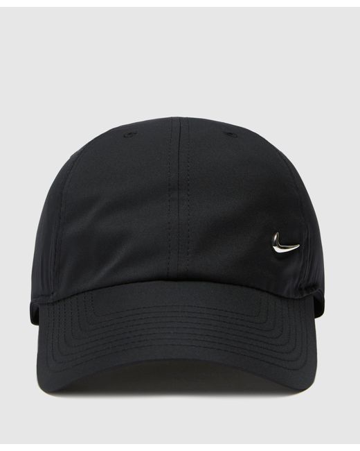 Nike Metal Swoosh Cap in Black for Men | Lyst Australia