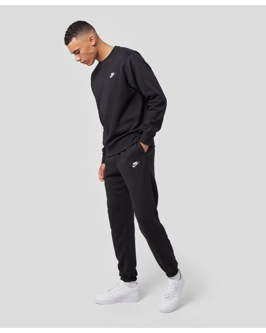 Nike Foundation Fleece Joggers in Black for Men | Lyst