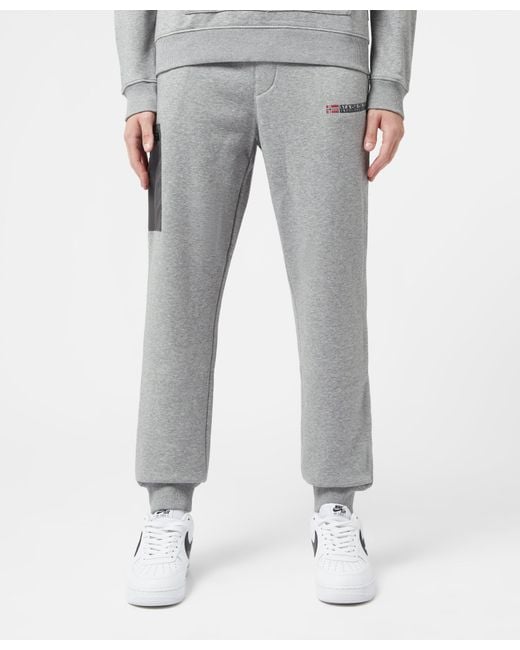 Napapijri Melk 1 Track Pants in Grey (Gray) for Men | Lyst