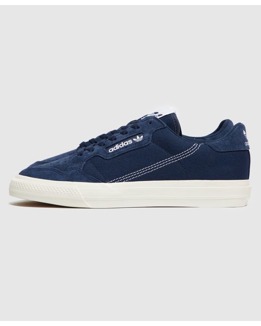 adidas Originals Canvas Continental Vulc Navy Blue for Men | Lyst