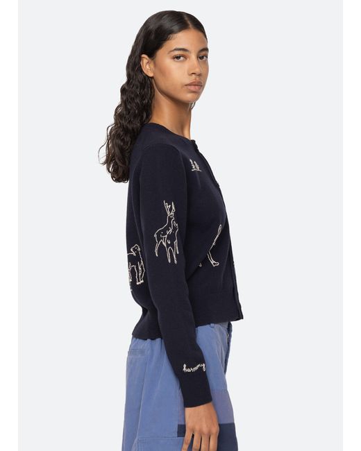 Sea Black Demi Cardigan