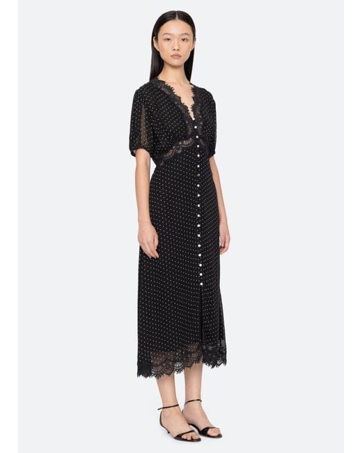 Sea Black Melody Dress