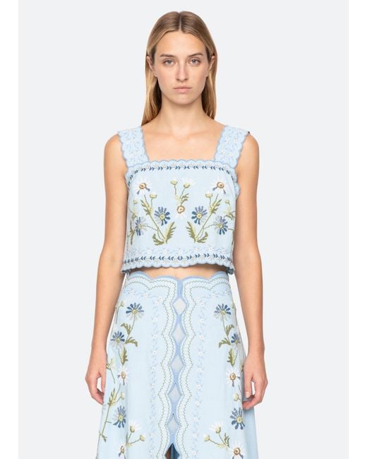 Sea White Audra Top