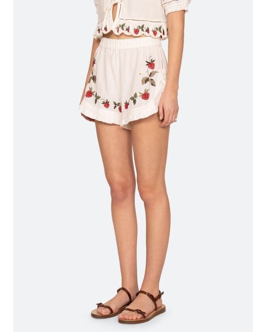 Sea White Bindi Shorts