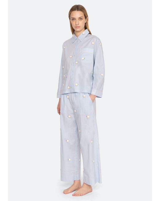 Sea Blue Sheep Pj Set
