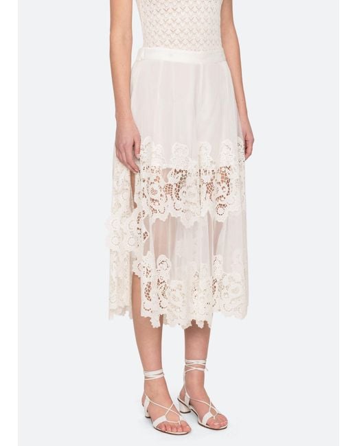 Sea White Sofia Pants
