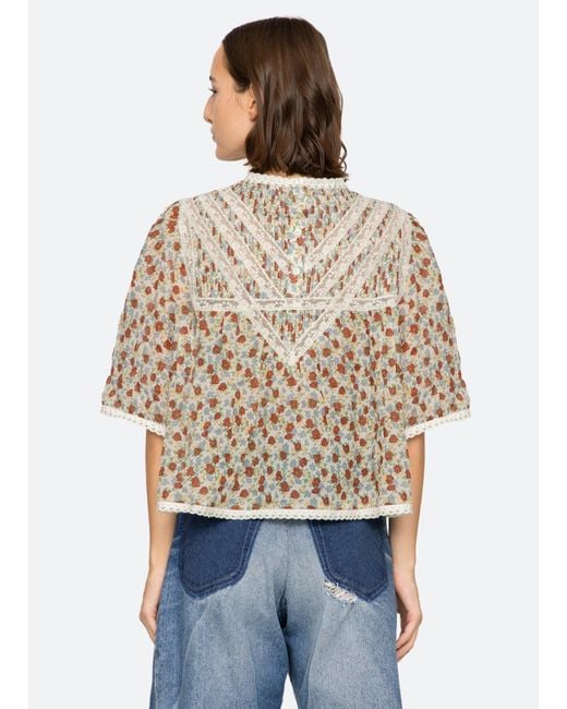 Sea Blue Viera Top