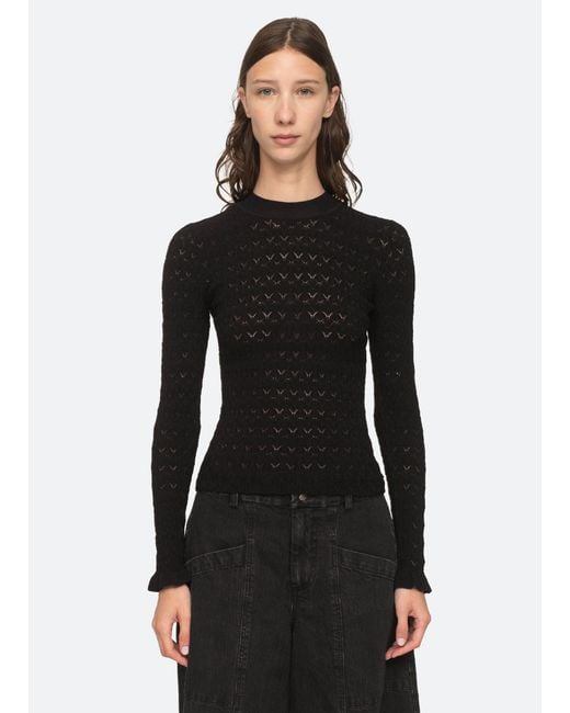 Sea Black Rue Sweater
