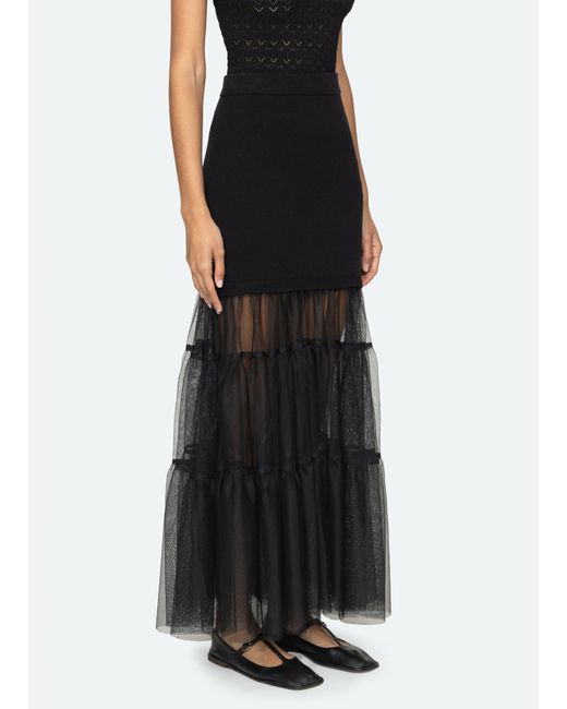 Sea Black Seraphine Skirt