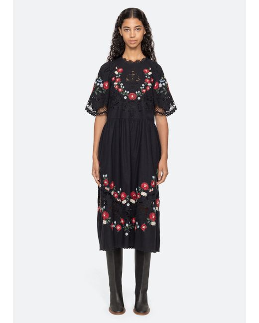 Sea Black Rosaline Dress