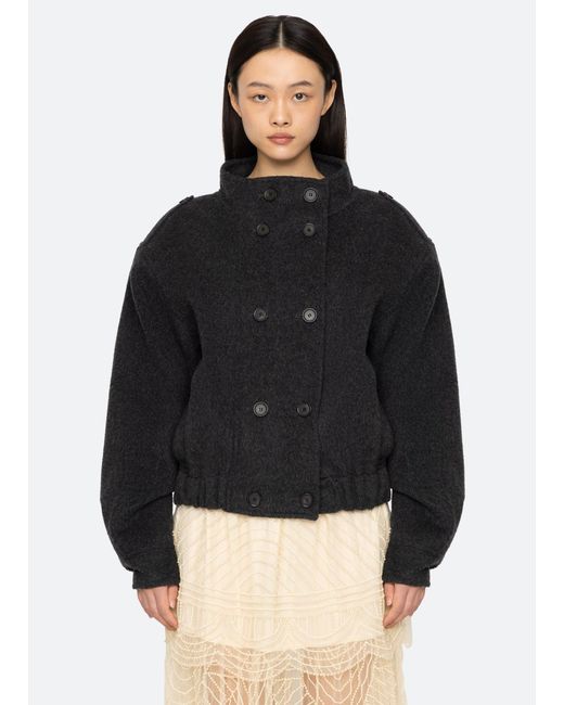 Sea Black Lona Jacket