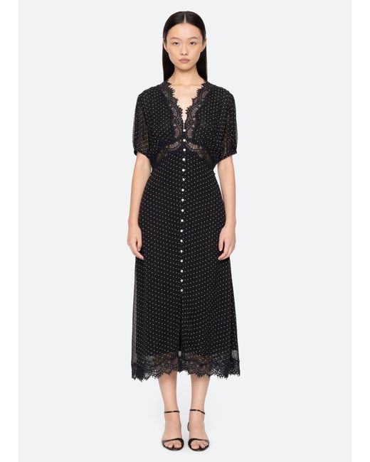 Sea Black Melody Dress