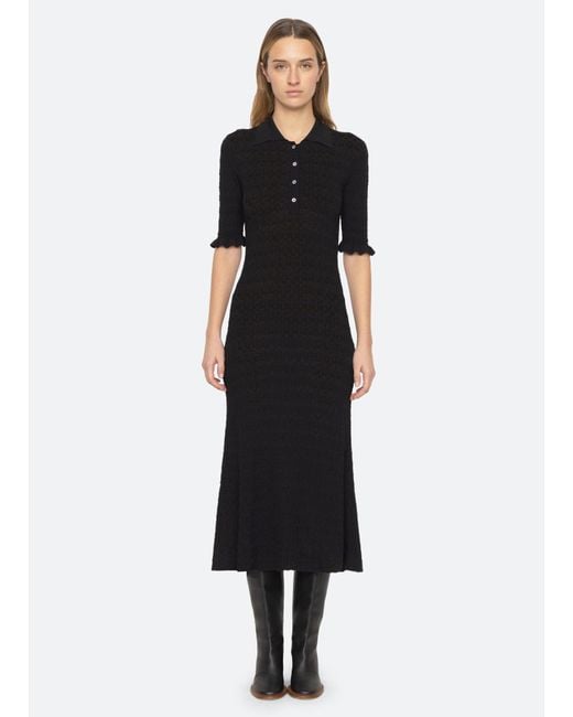 Sea Black Rue Dress