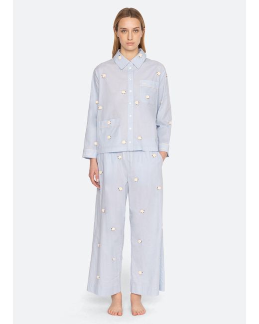 Sea Blue Sheep Pj Set