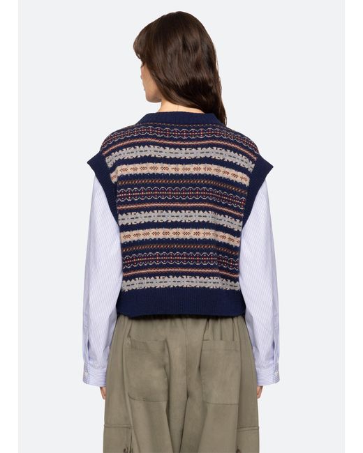 Sea Blue Ciara Combo Top