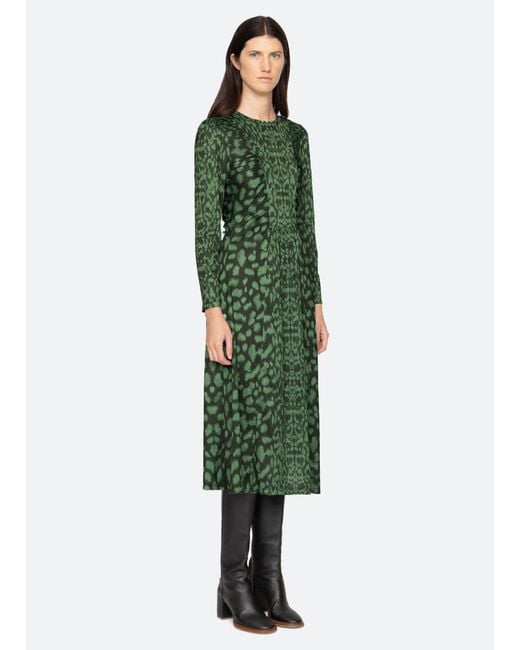 Sea Green Claude L/s Dress