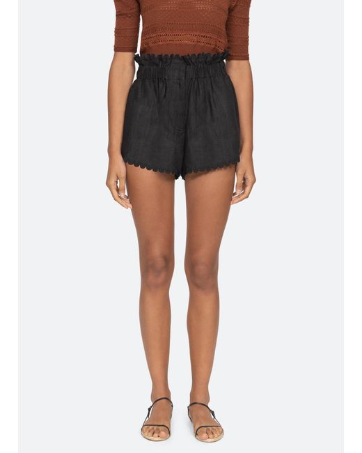Sea Black Liat Shorts