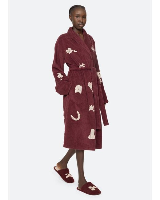 Sea Red Mika Robe