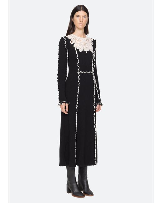 Sea Black Vania Dress