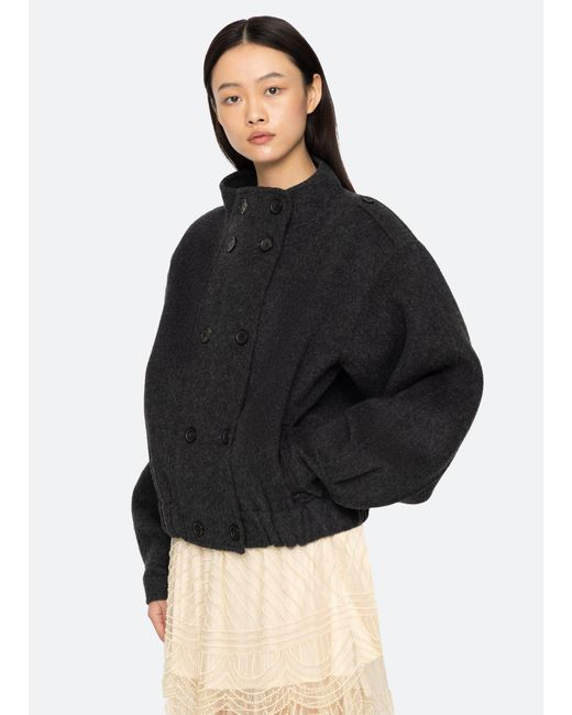 Sea Black Lona Jacket