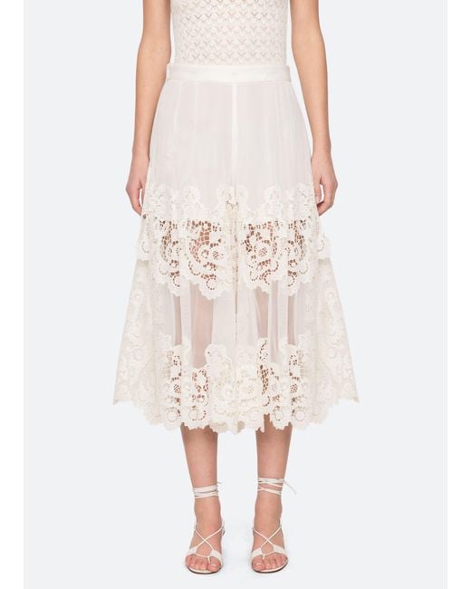 Sea White Sofia Pants