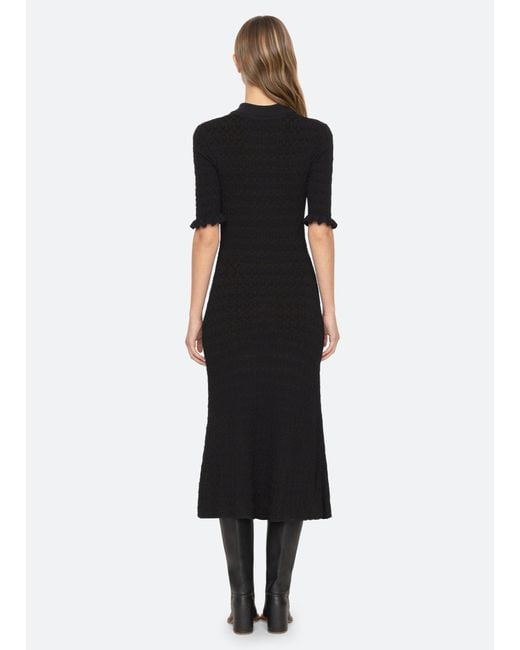 Sea Black Rue Dress