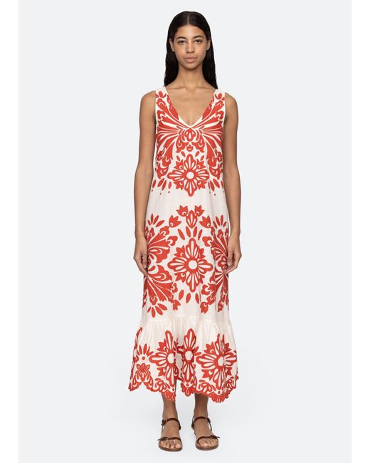 Sea Red Liliana Dress
