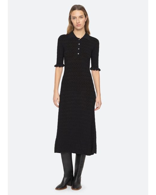 Sea Black Rue Dress