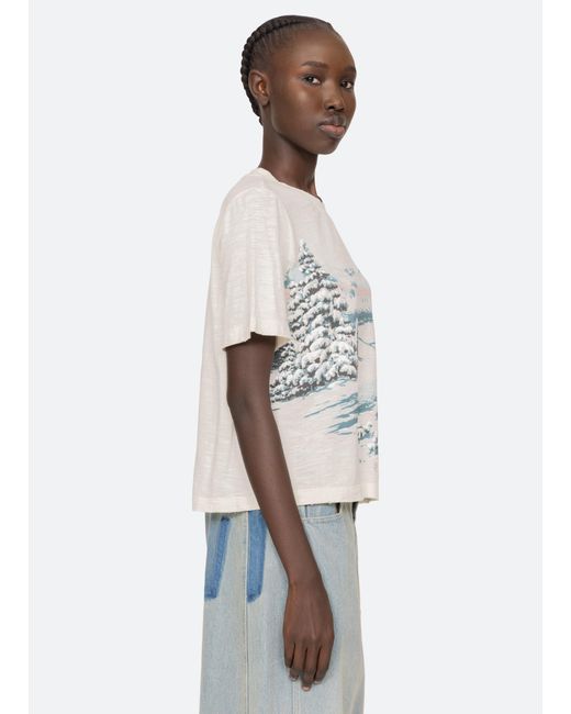 Sea White Lenore T-shirt