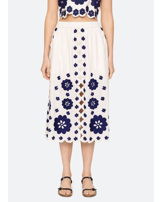 Sea Blue Catrine Skirt