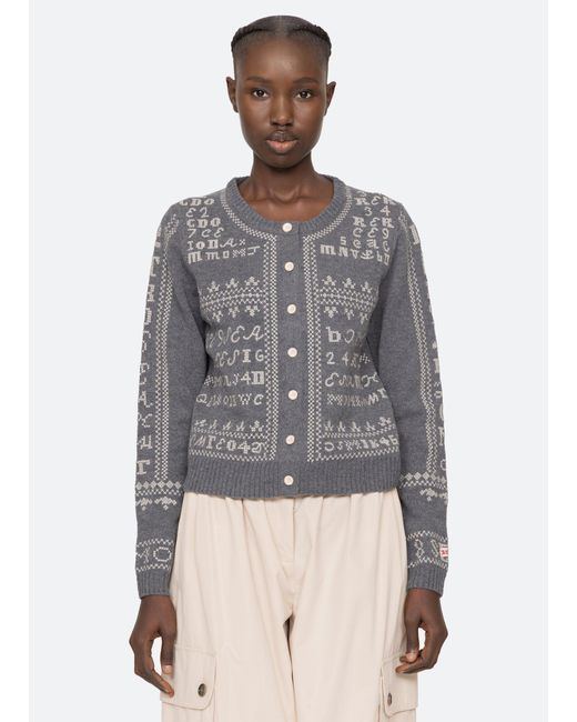 Sea Gray Kit Cardigan