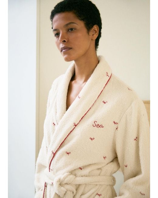 Sea White Esmee Robe