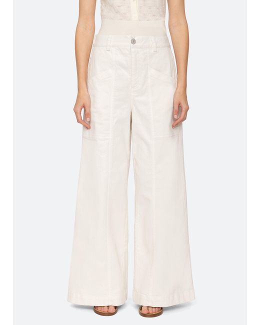 Sea White Velma Jeans