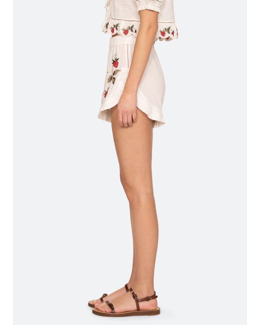 Sea White Bindi Shorts