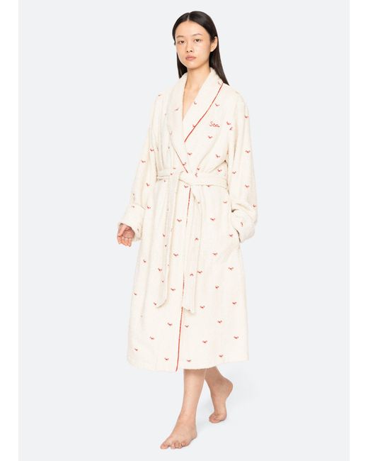 Sea White Esmee Robe