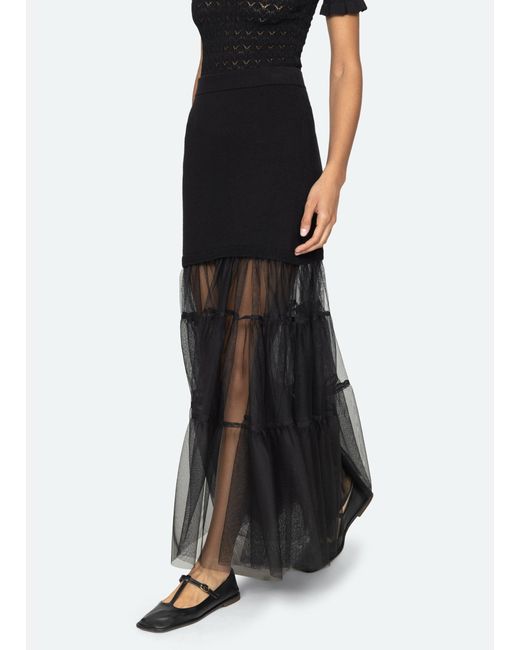 Sea Black Seraphine Skirt