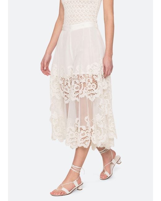 Sea White Sofia Pants
