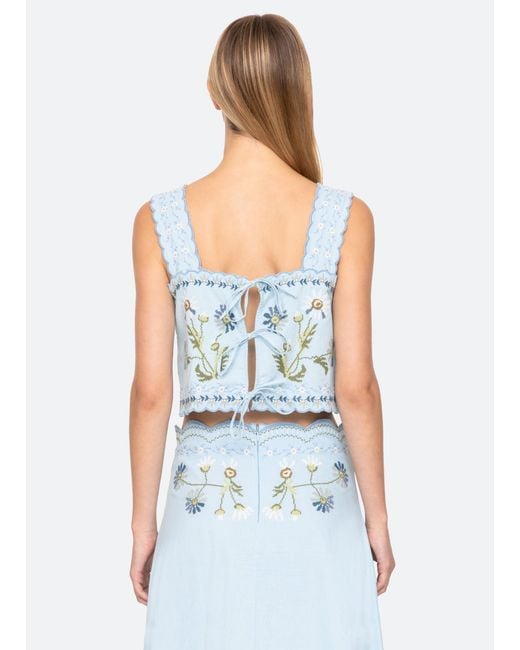 Sea White Audra Top