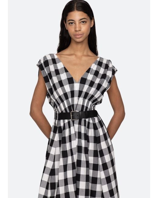 Sea White Neci Midi Dress