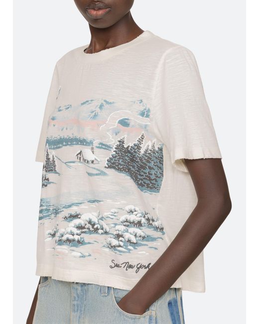 Sea White Lenore T-shirt